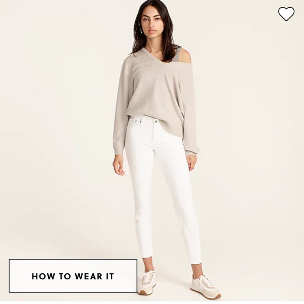 Pristine White J Crew Denim (Jeans)